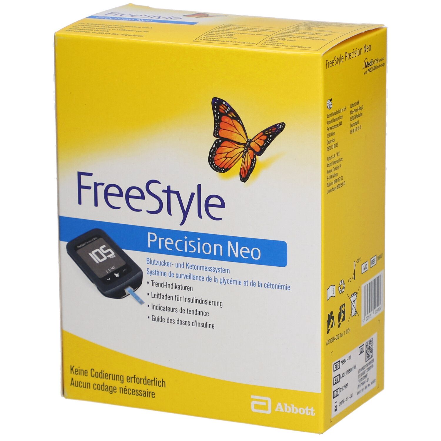 Freestyle Precision Neo BZ-/Ketonmessgerät mg/dl 1 St Gerät