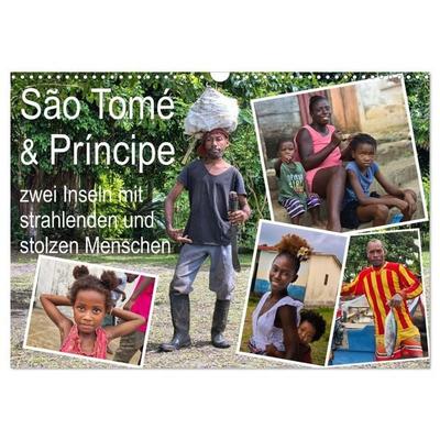 São Tomé und Príncipe - zwei Inseln mit strahlenden und stolzen Menschen (Wandkalender 2027 DIN A3 quer), CALVENDO Monatskalender