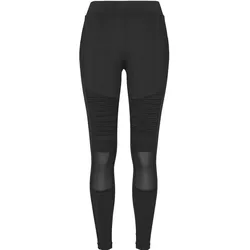 Urban Classics, Damen, Tights, Ladies Tech Mesh Biker Leggings (XS), Schwarz