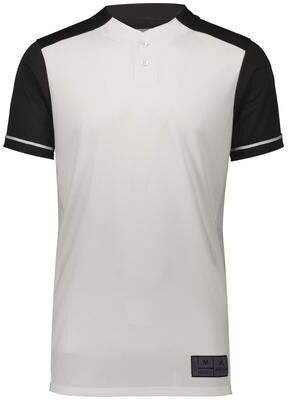 Augusta Sportswear AS1568 Athletic Closer Jersey T-Shirt in White/Black size 3XL   Polyester Mesh 1568