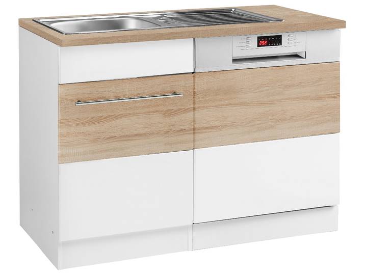 KOCHSTATION KS-Trient 110 cm breit, inkl. Tür/Socke für Einbaugeschirrspüler