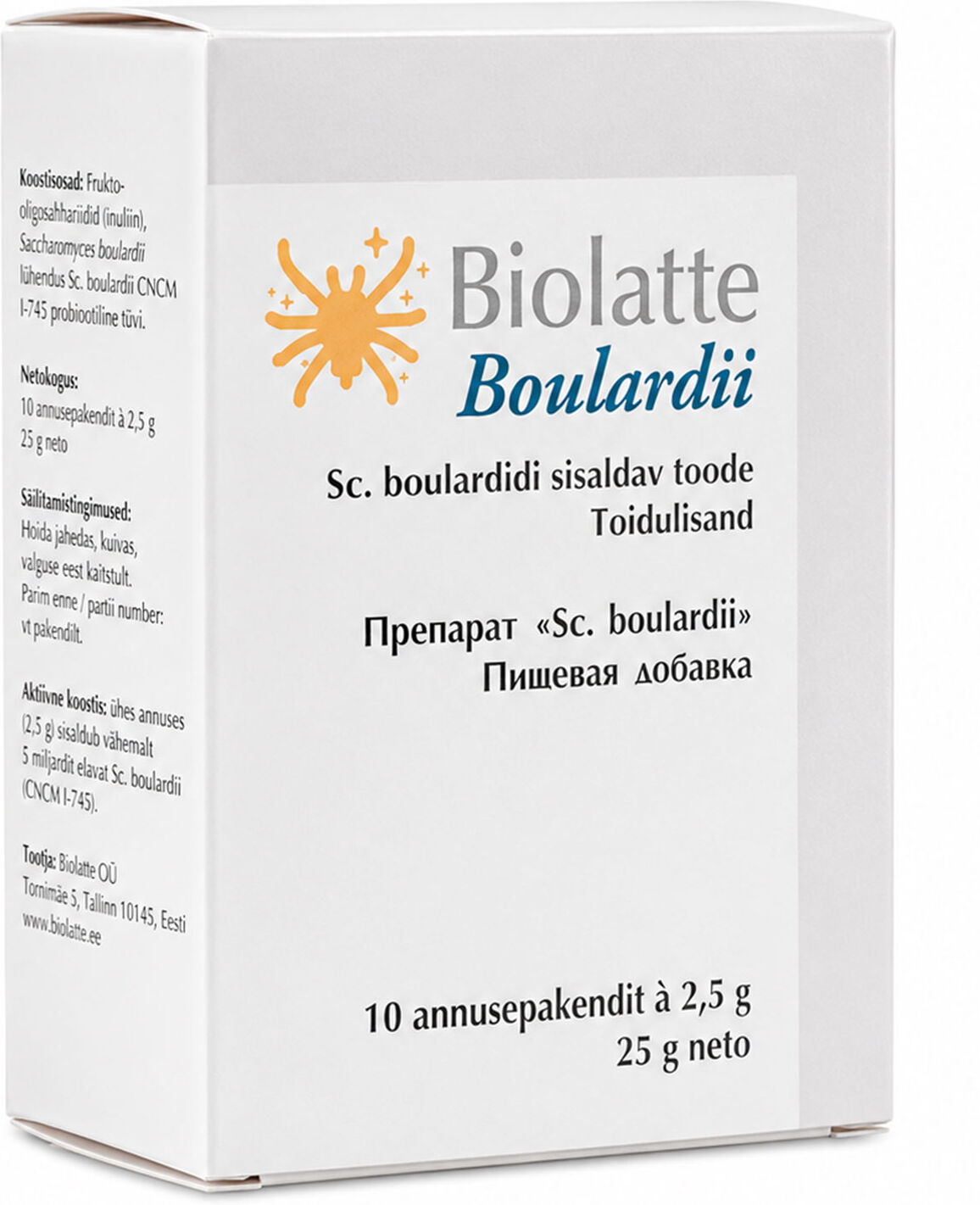 BIOLATTE Boulardii 10x2.5g