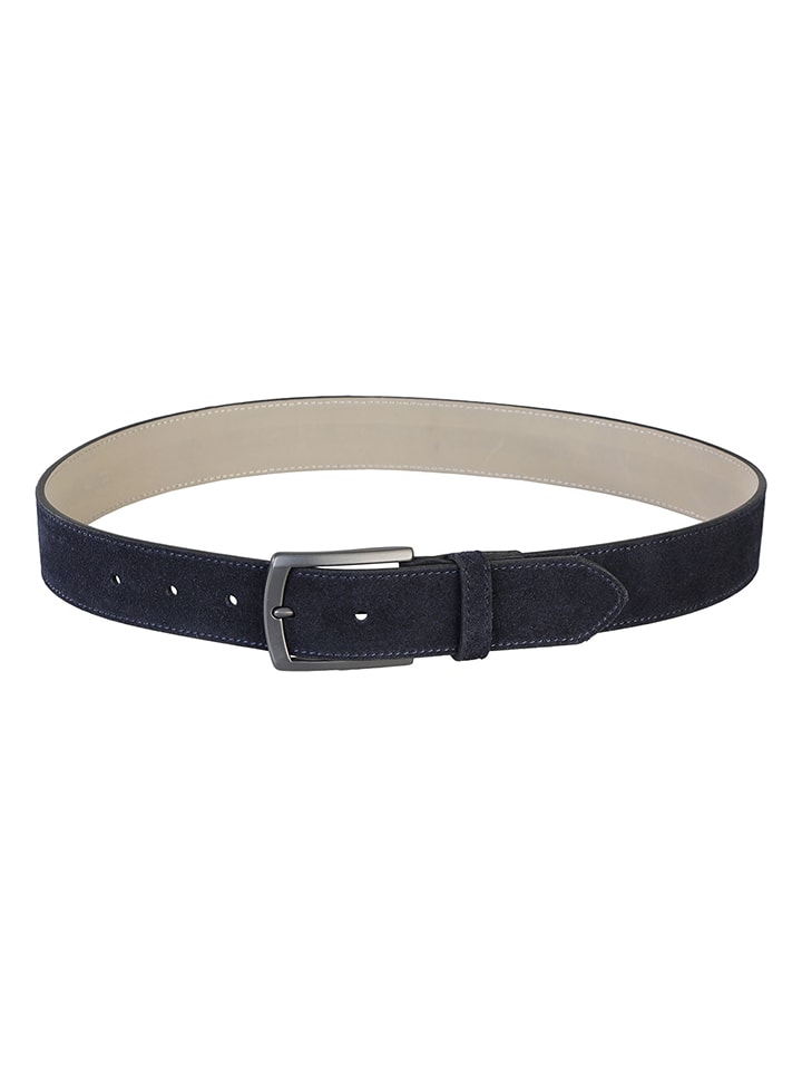 G.O.L.® FINEST COLLECTION Leder-Gürtel in Dunkelblau - 70