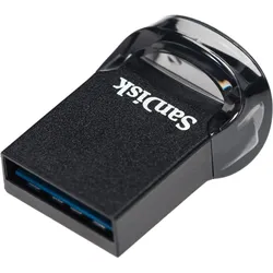 SANDISK Ultra Fit (256 GB, USB-A), USB Stick, Schwarz