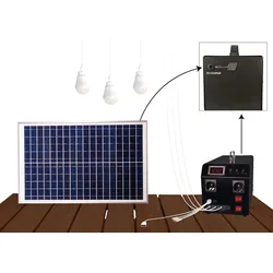MAUK Solarpanel 25W mit Powerpack 150W