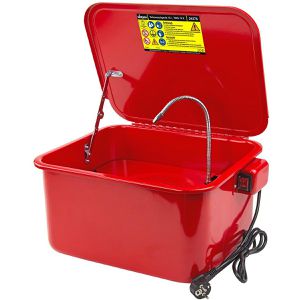 DEMA Teilewaschgerät 24376, für Lösemittel, 13 Liter Kabinenvolumen, Pumpe mit 3 l/min