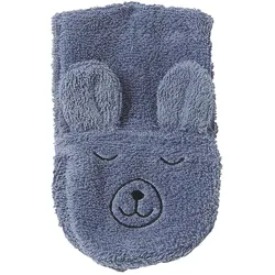 Waschhandschuh  Bär ¦ blau ¦ Maße (cm): B: 15