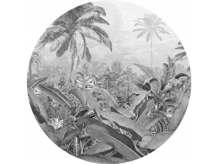 Komar DOT runde und selbstklebende Vlies Fototapete Amazonian Spirit - Ø Durchmesser 125 cm - 1 Stück - Regenwald, Dschungel, Amazonia, Tapete, Wandbild, Designtapete - D1-055