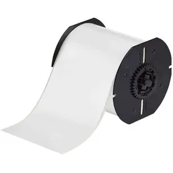 Brady, Etikettenrolle, B30C-4000-432, Polyester, Transparent, glänzend, 101.60 mm x 36.58 m, permanent, Endlos