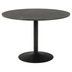 Actona Esstisch Ibiza Ø 110 cm Dekor Schwarz