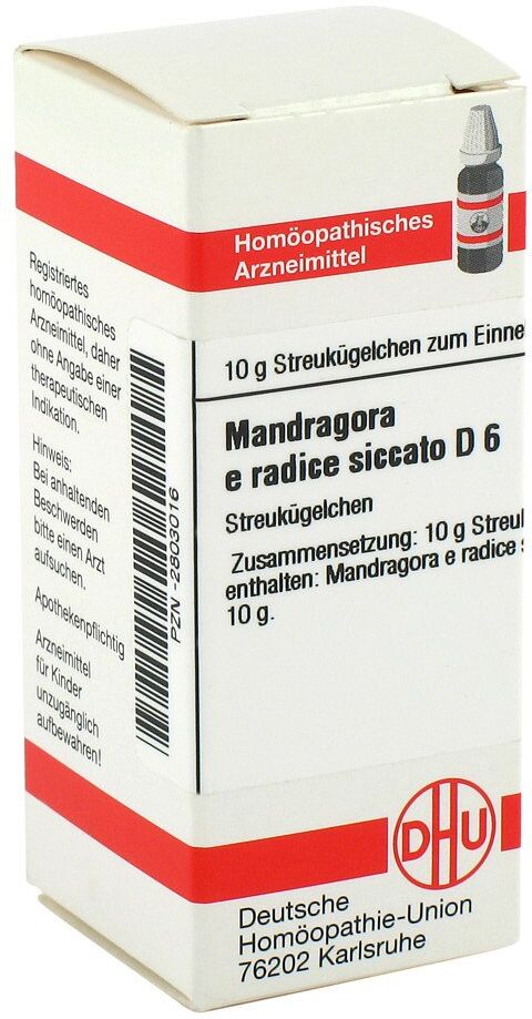 DHU Mandragora E Radice Sic. D6 Globuli
