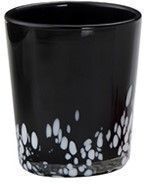 Tirolix Set 6 Bicchiere Acqua 28 cl Nero Opale Mariposa