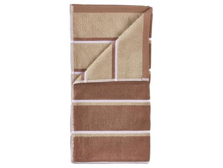 ZONE DENMARK Sauna Serviette de Bain\, 50x100 cm\, 100% Coton\, très absorbante et séchage Rapide\, Serviette de Toilette/Serviette de Sauna\, Super Douce\, Terracotta/Camel/Lupin