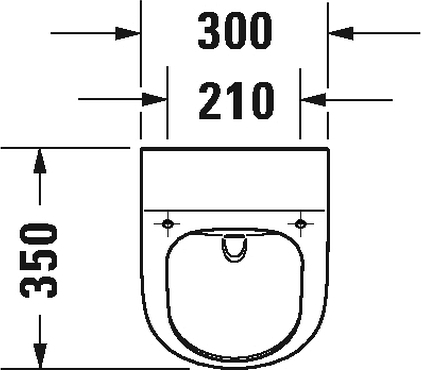 DURAVIT 2812309000 Urinal ME by Starck riml, Weiß/Weiß