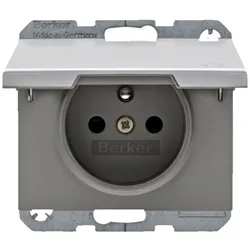 Berker Steckdose Alu 6768777103