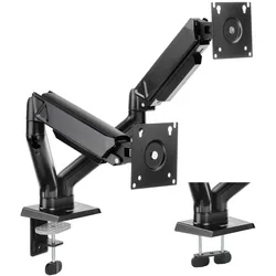 Sense7 Monitorhalterung (Tisch, 32", 9 kg), Monitor Halterung, Schwarz