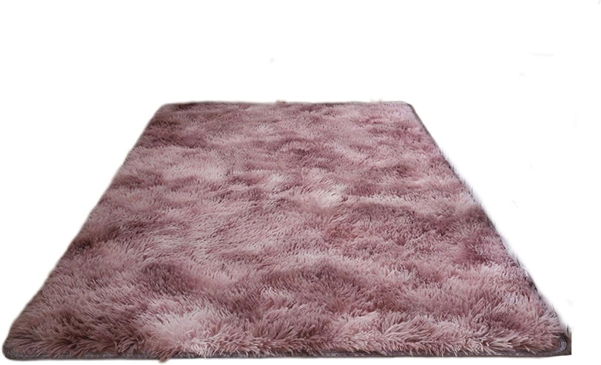 Abstract Hoogpolig Vloerkleed Rechthoekig - Polyester - Kleurloos