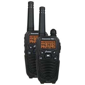 Stabo Funkgerät 20700, freecomm 700 Set,lizenzfrei, PMR446, tropfwassergeschützt, 2 Stück