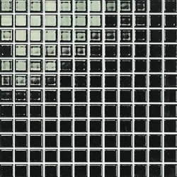 Premium Mosaic Keramikmosaik schwarz 30x30 cm glanz MOS23BK