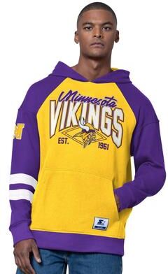 Starter NFL Interception Hoodie (Size Medium) Minnesota Vikings, Cotton