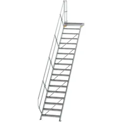 Munk Treppe mit Plattform 45° Stufenbreite 800 mm - 600458