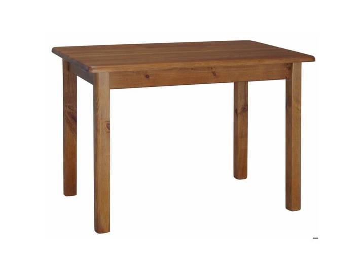 Table à manger KOMA KM217514 en pin massif 50 x 50 cm teinte chêne