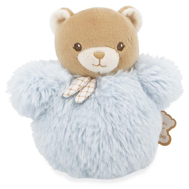 Kaloo Knuffelbeer blau - zachte pluchebeer voor baby's en peuters