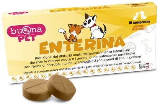BUONA PET Enterina Mangime Complementare Dietetico Compresse 10CP