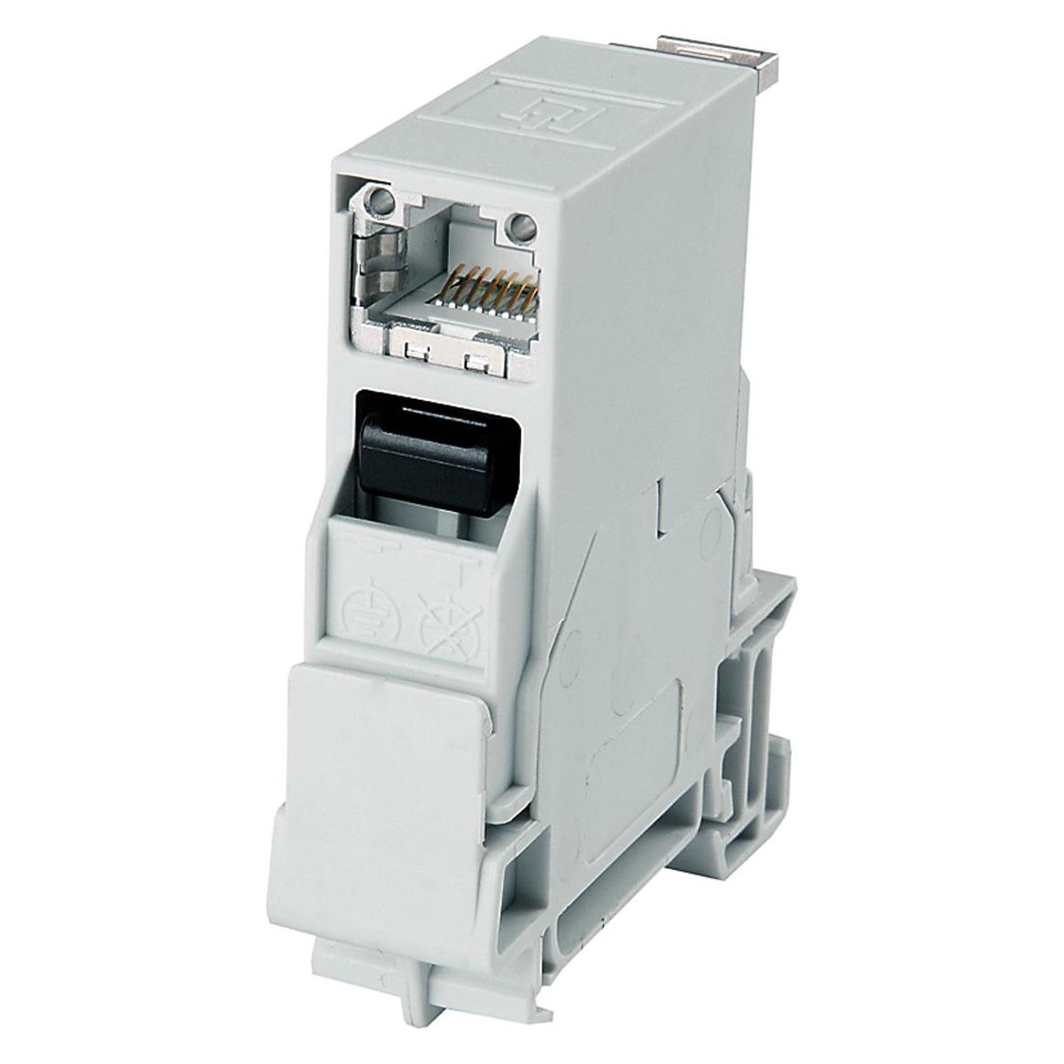 Telegärtner STX DIN-Ausgang für Schienenmontage (CAT6a) (J80023A0000)