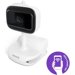 Tesla, Babyphone, Überwachungskamera Smart B500, weiss/schwarz (Babyphone mit Kamera, 10 m)