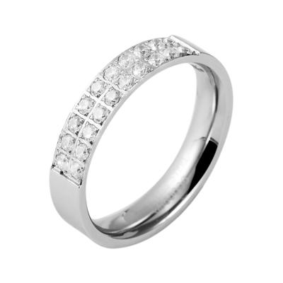 Fingerring AKZENT "Anita, silberfarbig, langlebig" Gr. 54, silber (silberfarbig), Fingerringe, Damen, 54, Edelstahl, Fingerring