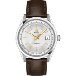 Tissot T1574071603100 Herren-Armbanduhr Automatik Visodate 39 mm Leder Braun