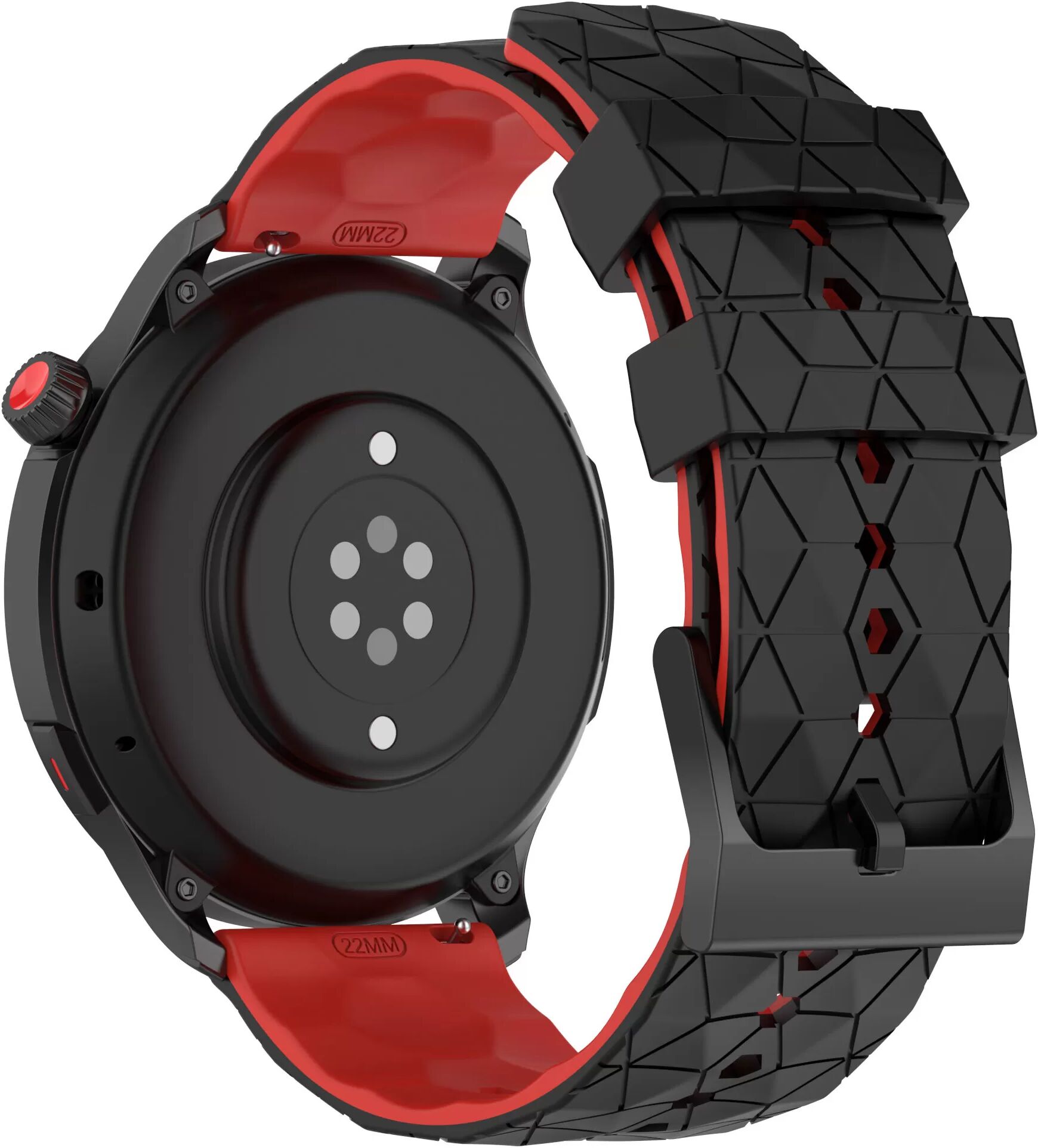 INF Einzigartiges Silikonarmband mit Fußballmuster, passend für 20 mm
