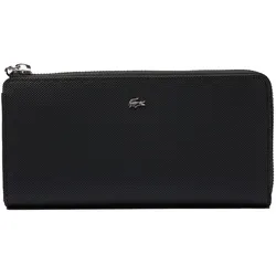 LACOSTE Damen Geldbörse - DAILY City Long Wallet, 9,5x19x3cm (HxBxT) Schwarz