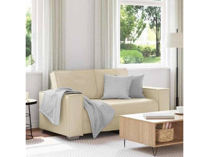 BEWI®Chaise de canapé/Fauteuil de repos - Fauteuil simple - canapé Crème 160 x 78 x 84 cm Cuir artificiel &FR51997