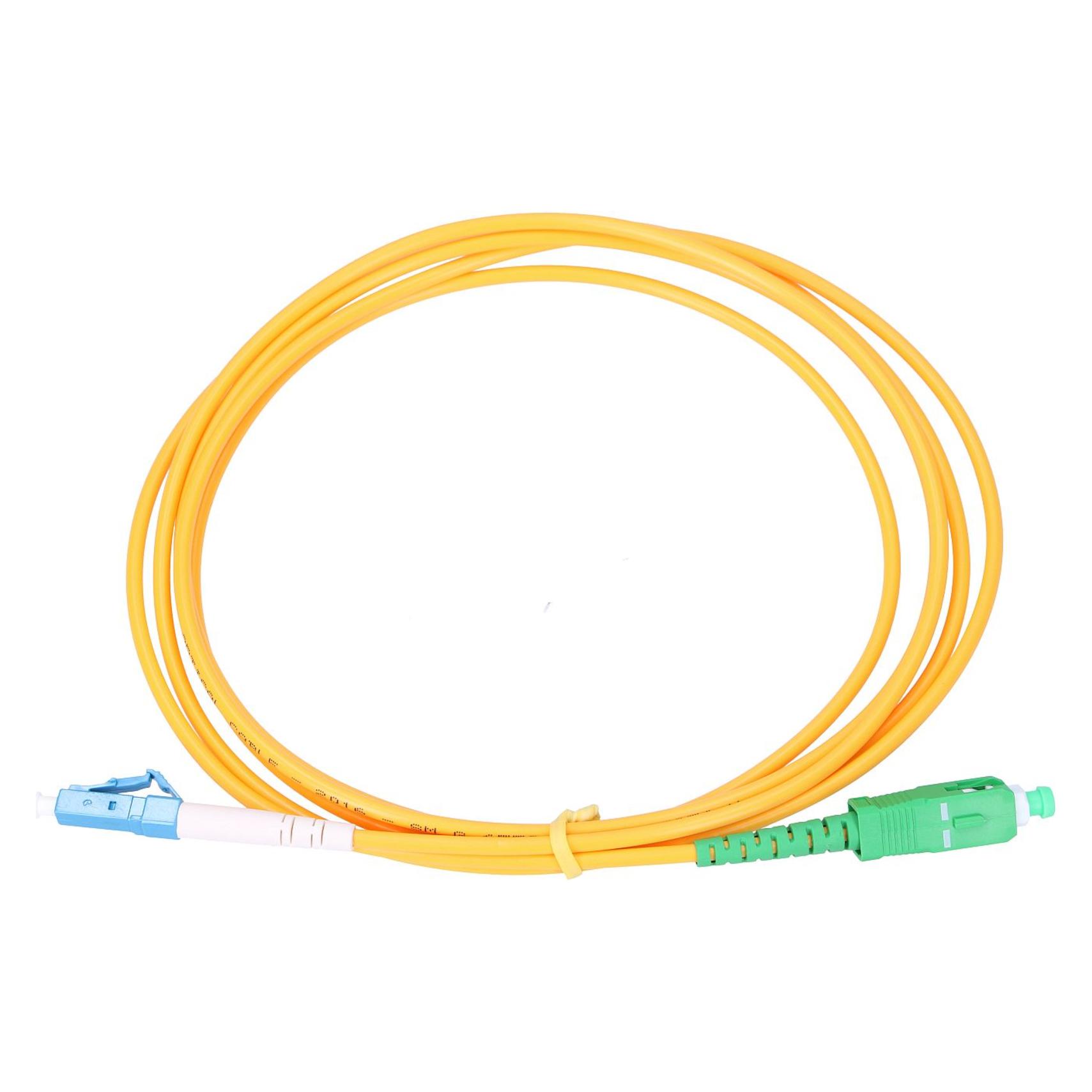 Extralink LC/UPC-SC/APC | Patchcord | Jednomodowy, Simplex, 3mm, 2m (2 m) (EX.1391)