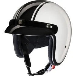 Redbike RB-675/RB-676, Jethelm - Weiß/Schwarz - XL