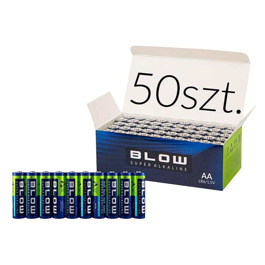 Blow 82-652# Bateria super alkaline aa lr6 (50 Stk., AA) (82-652#)