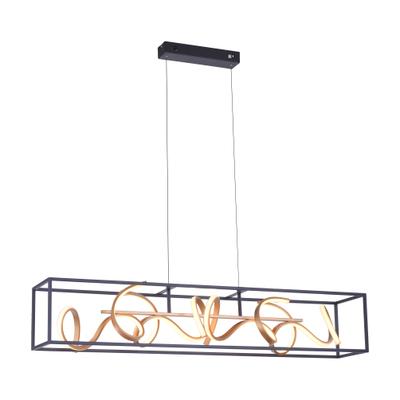 PAUL NEUHAUS LED Deckenleuchte "SELINA", schwarz, 4, 1 Stk., Leuchten, LED, Pendellampe Esszimmerlampe Pendelleuchte