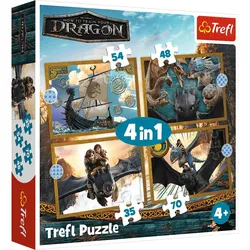 4-in-1-Spiel - Dragon Days - Trefl 34678
