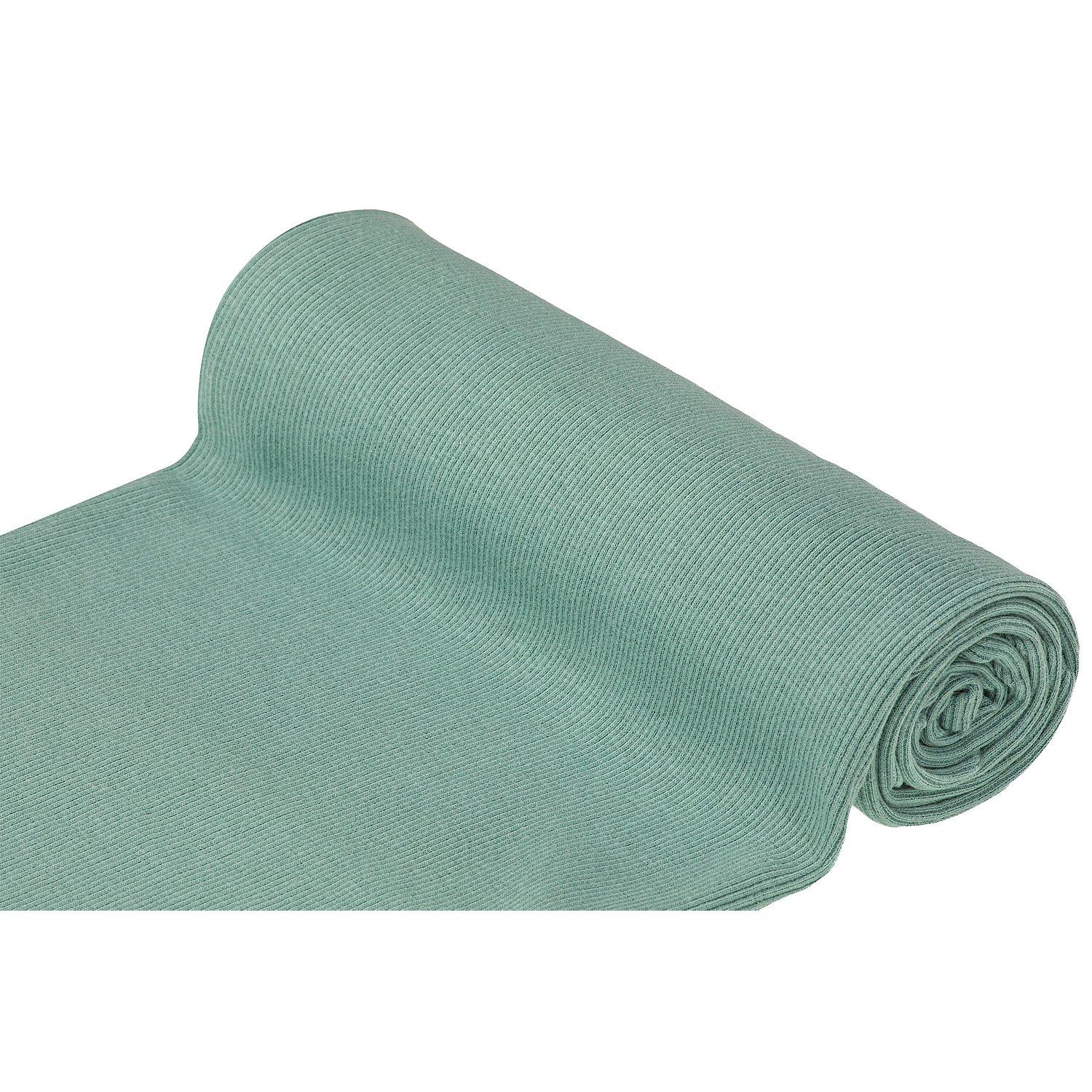 Rippen-Bündchenstoff "Comfort", mintblau