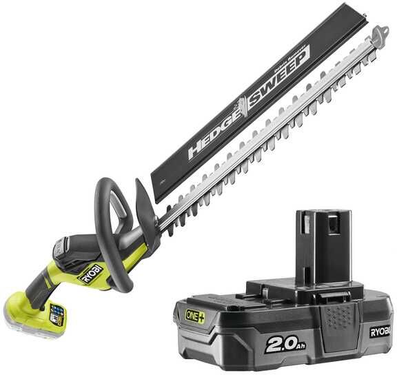 Ryobi RY18HT45A-120 - Tagliasiepi a batteria 18V/2Ah - Lama da 45cm