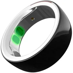 Niah Smart Ring MOON - Circuit: 57mm (57, Schwarz), Smart Ring, Schwarz