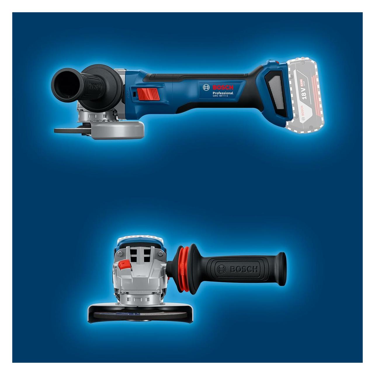 Bosch Professional GWS 18V-11 (125 mm) (06019N4000)