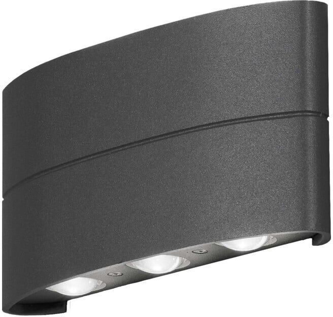 Gnosjö Konstsmide Applique murale LED AL anthracite, alu 7853-370 (7853-370)