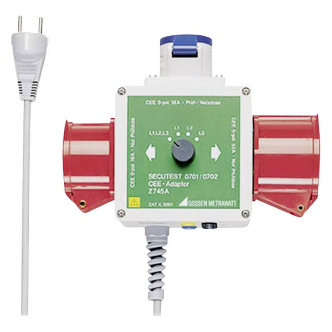 Gossen CEE-Adapter 3-phasig Z 745A (CEE 16/3) (Z745A)