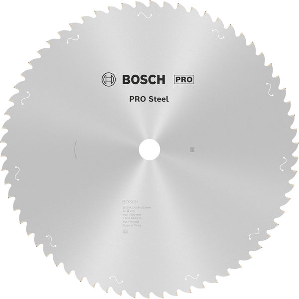 Bosch PRO Steel Sägeblatt für Kreissägen, Netz-/kabelgebunden, 355 x 2,2x 25,4 mm, T66 2608844870