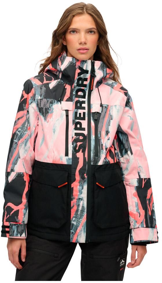 Superdry  - Ultimate Freestyle Ski Jacket W's Coup De Pinceau AOP - 8 - Blouson Ski