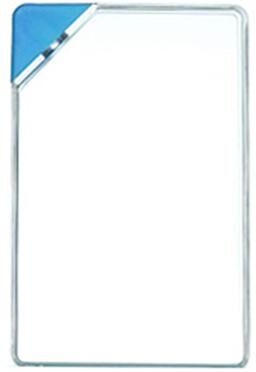 Universal Stock Flat Water Bottle Reusable Slim Water Bottle For Travel, Gym, Hiking & Everyday Hydration blue