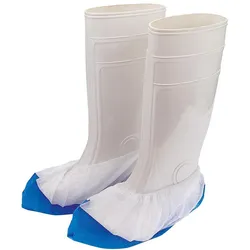 Unigloves Vlies Überschuhe - 800 Stück - mit blauer CPE Sohle